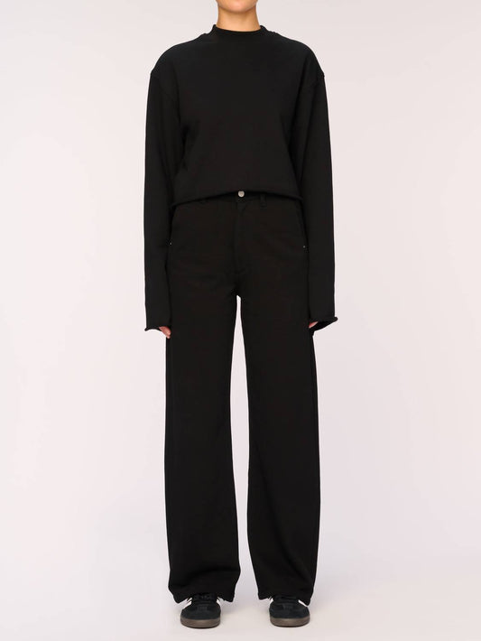 Dl1961 - Women'S - Hepburn Wide Leg High Rise Knit Jeans