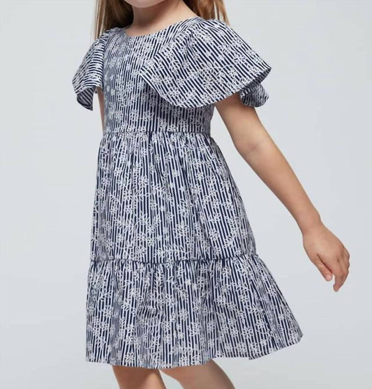 Mayoral - Girl's Striped Poplin Dress