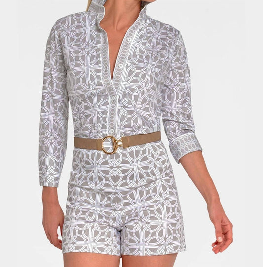 Gretchen Scott - Boyfriend Shell Buttons Shirt