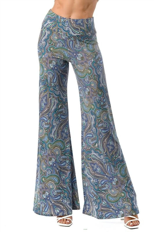 Ariella - Payton Paisley Plazzo Pant