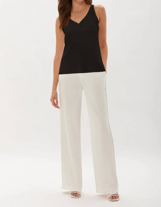 Ecru - Women's Kidman Reversible Satin Top