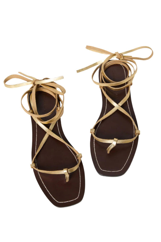 Loeffler Randall - Women's Lianna Lace Up Flat Sandal