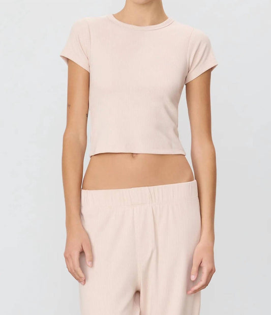 Eterne - Short Sleeve Ribbed Baby Tee