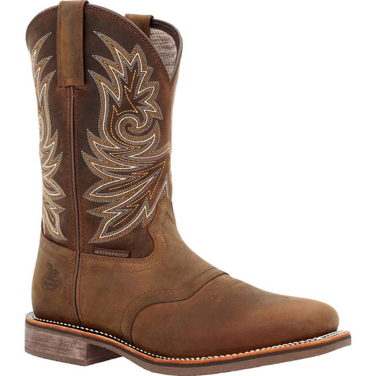 Georgia Boot - MEN'S CARBO-TEC ELITE WATERPROOF WESTERN BOOT - WIDE WIDTH