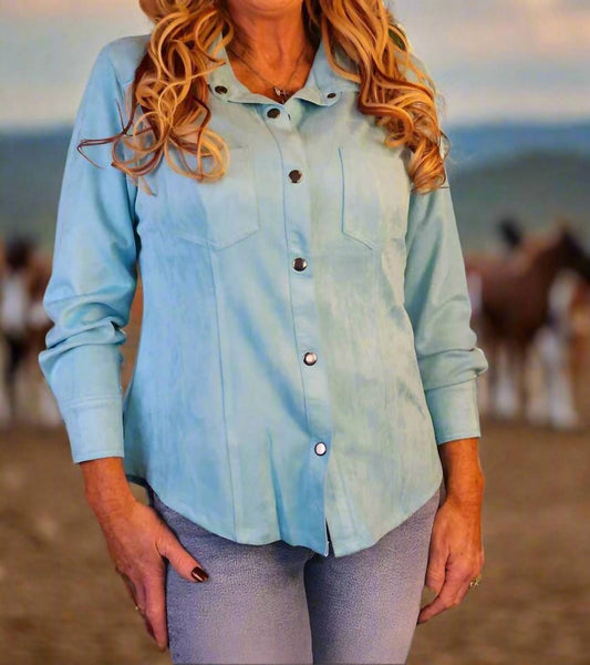 Way - Suede Snap Front Shirt