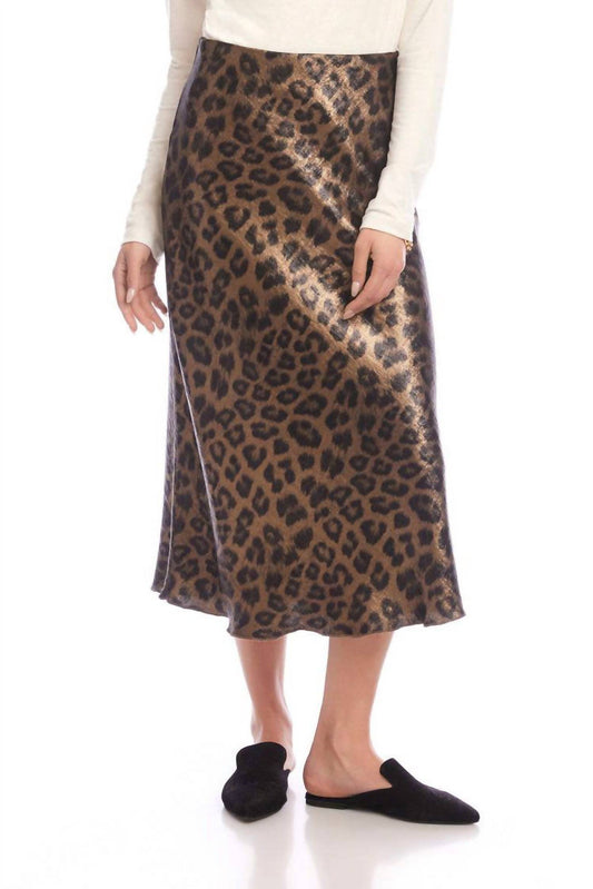 Karen Kane - Women's Animal Print Pull-On Skirt