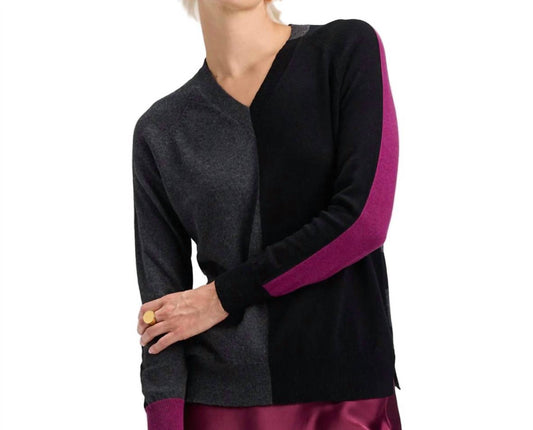 Zaket & Plover - Split V Neck Sweater