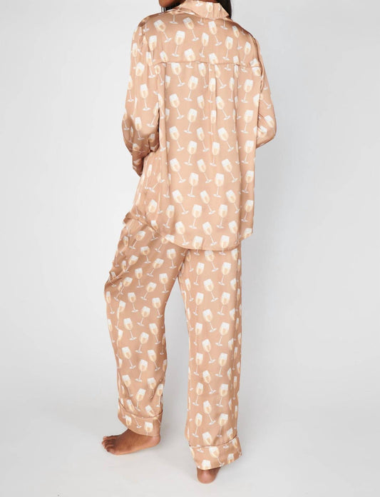 Show Me Your Mumu - Classic Wine Pajamas Set