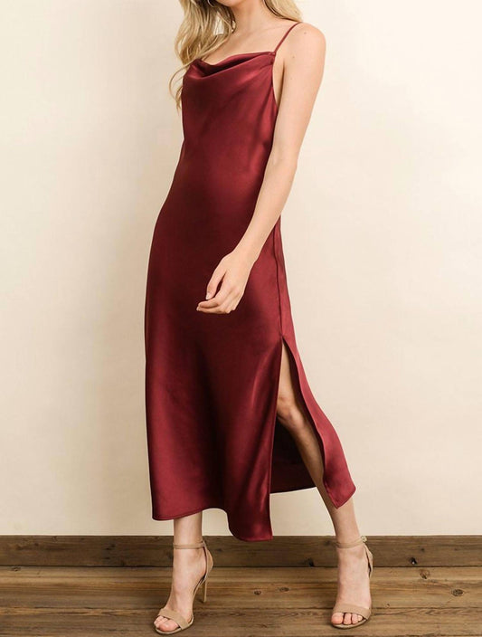Dress Forum - Midi Satin Slip Dress