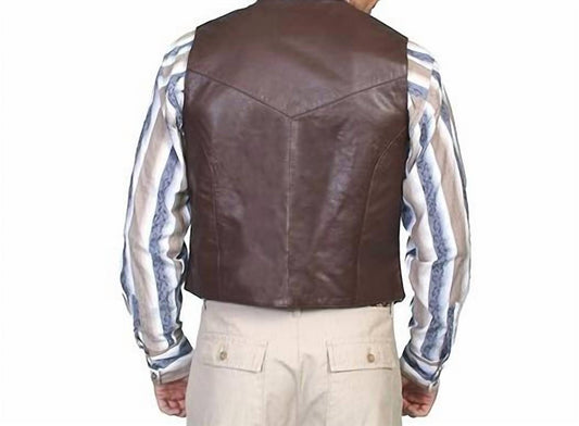 Scully - Soft Lambskin Snap Western Vest