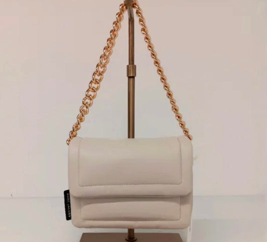 Marc Jacobs - Women's The Barcode Marshmallow Pillow Leather Shoulder Handbag