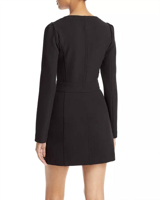 A.L.C. - Ivy Button Front Long Sleeve Mini Dress