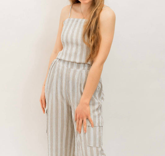 Bishop + Young - Coastal Stripe Crop Top