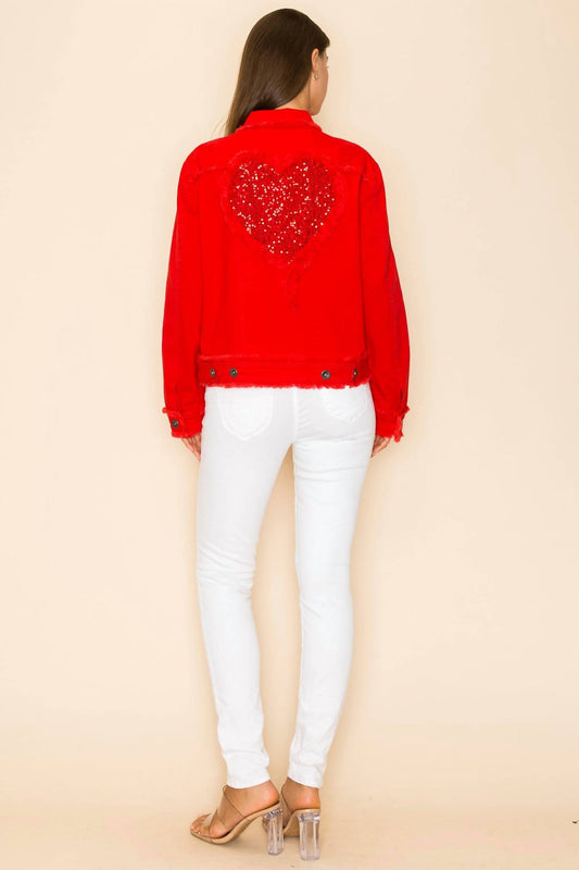 Way - Sequin Heart Jacket