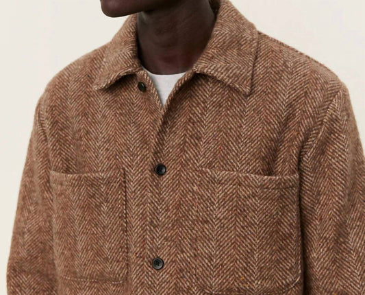 Les Deux - Milian Herringbone Overshirt -plus