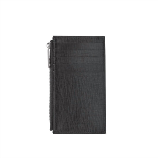 Salvatore Ferragamo - Men's Hammered Calfskin Credit Card Holder