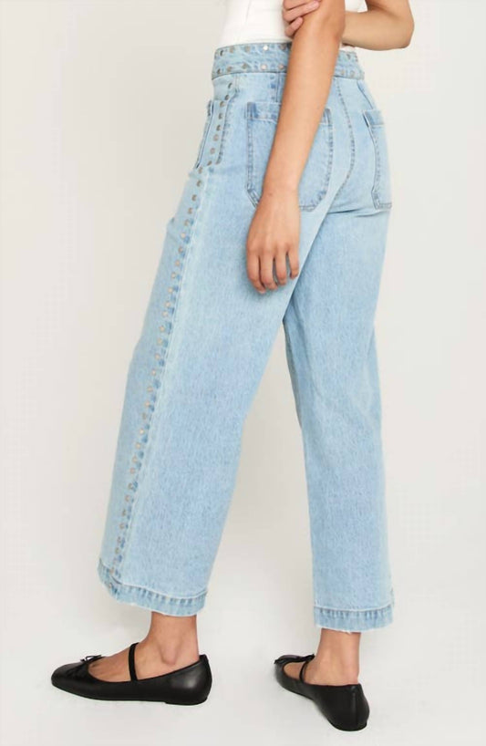 Unpublished - Gemma Crop Wide Leg Jeans