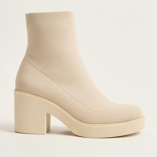 Everglades - Women's Stretch Sock Knit Chunky Platform Booties