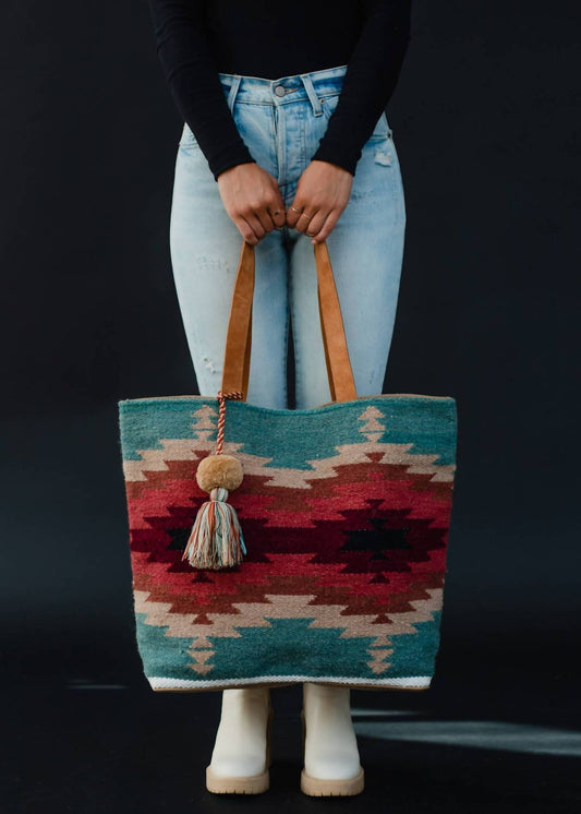 Panache Apparel - Women's Southwestern Aztec Tote Bag