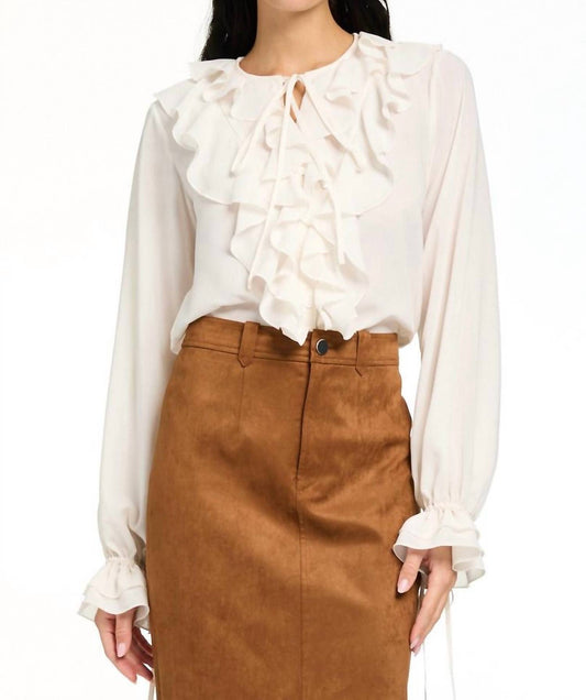 Toccin - Tobi Exaggerated Ruffle Blouse