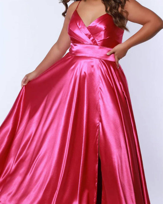 Sydney'S Closet - A-line Sweetheart Evening Dress - Plus