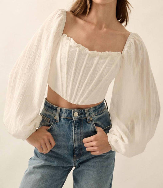 Promesa - Kendal Cropped Corset Top