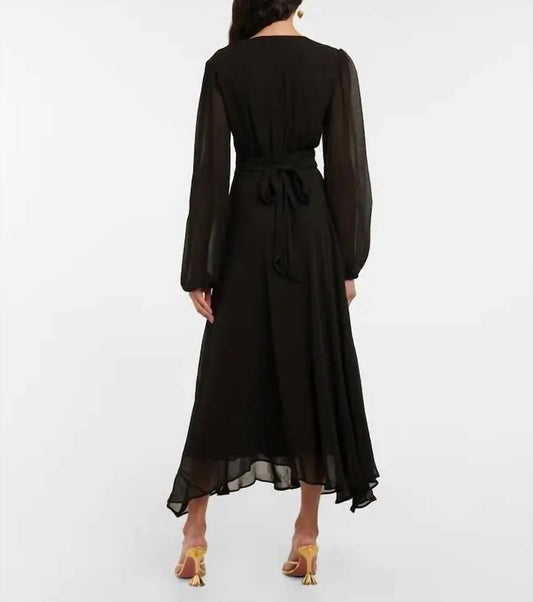 Rixo - Christie Embellished Chiffon Maxi Dress