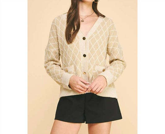 Pinch - Rhea Diamond Cardigan