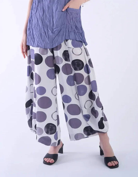 Shana Apparel - Polka Dot Lantern Pants