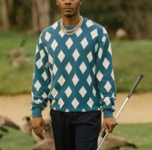 Bogey Boys - Rhombus Sweater Golf Crewneck Top