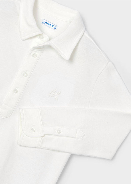 Mayoral - Boys' Long Sleeve Basic Polo