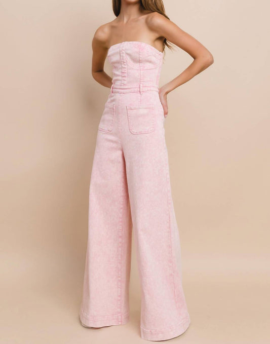Wisteria Lane - Off-Shoulder Style Jumpsuit