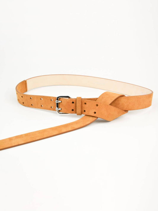 Dehanche - Women's Mini Hutch Extra Long Suede Belt