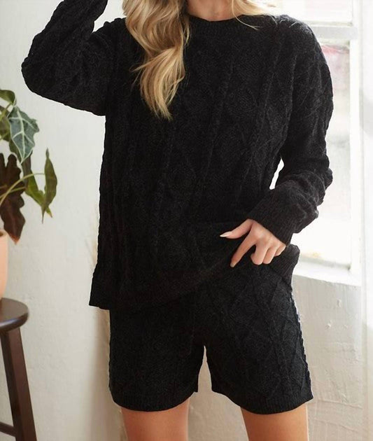 Bibi - Soft Cozy Sweater Short