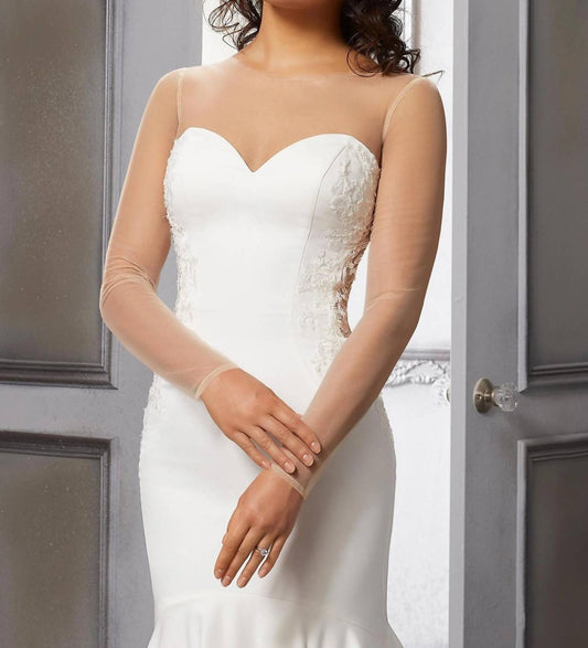 Morilee - Net Jacket With Long Sleeves