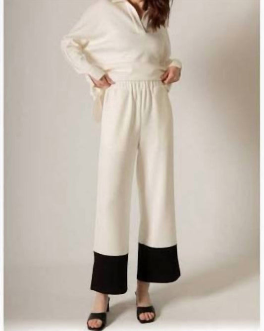 P.Cill - Contrast Hem Pants
