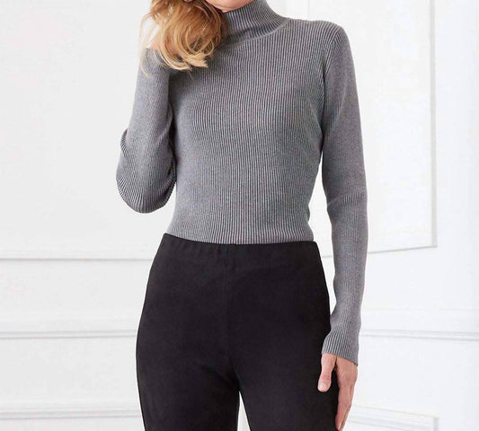 Karen Kane - Ribbed Turtleneck Sweater