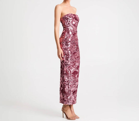 Helsi - Leslie Strapless Sequin Gown
