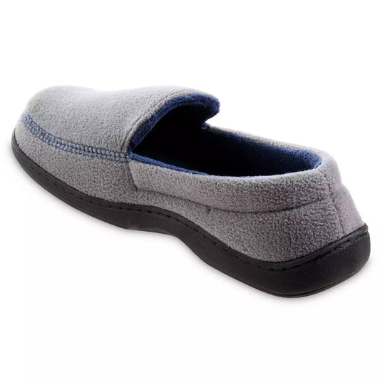 Isotoner - Men's Roman Recycled Fleece Moccasin Slippers