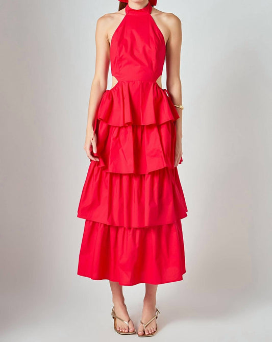 Endless Rose - Cherry Backless Dress