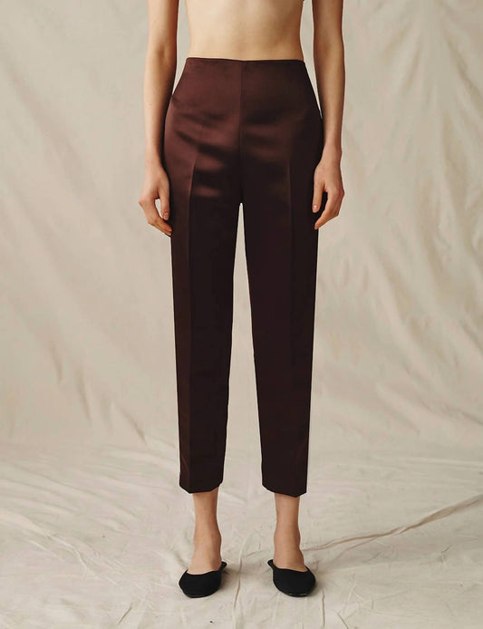 Attersee - Duchess Satin Cigarette Pant