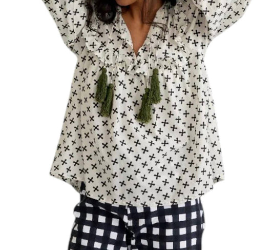 Sz Blockprints - Clover Top