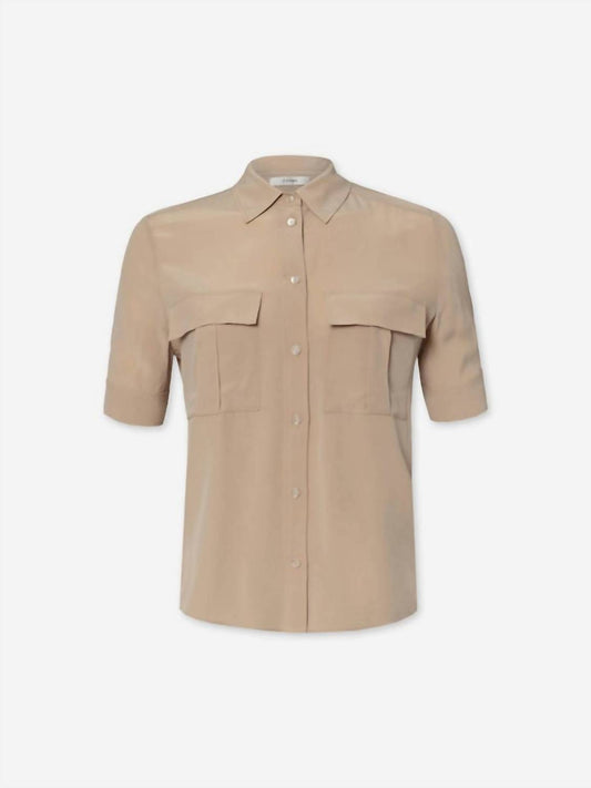 Frame - Women's Patch Pocket Button Down Top