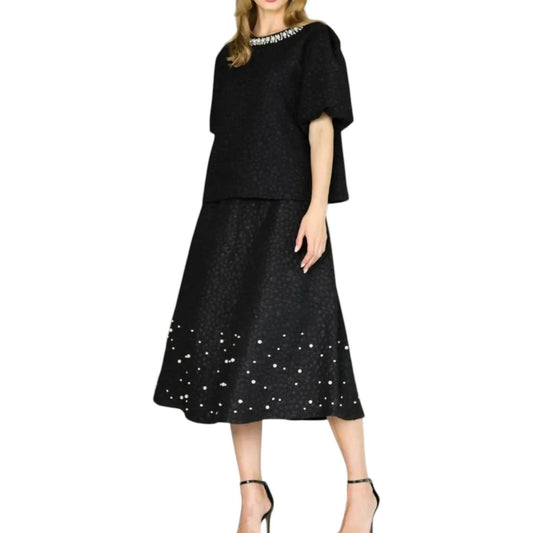 Joh - Ellie Skirt With Pearls