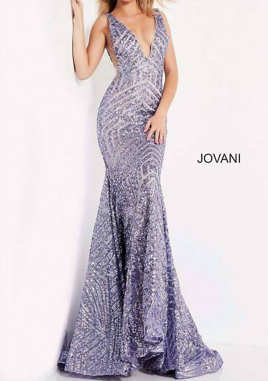 Jovani - Sequin Mermaid Prom Dress