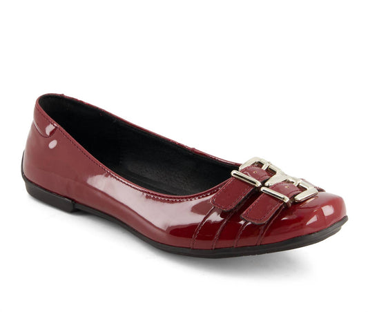 Andrea - Women's Patent Ballet Flats