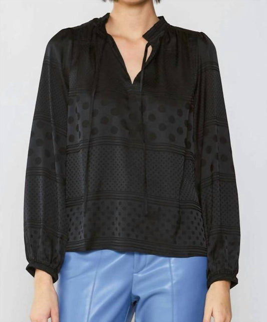 Current Air - Dotty Pullover Blouse