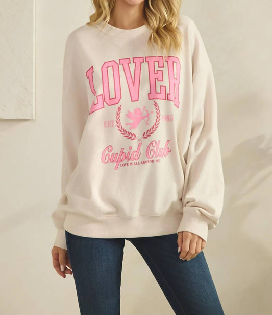 Tres Bien - Love Club Crewneck Sweater