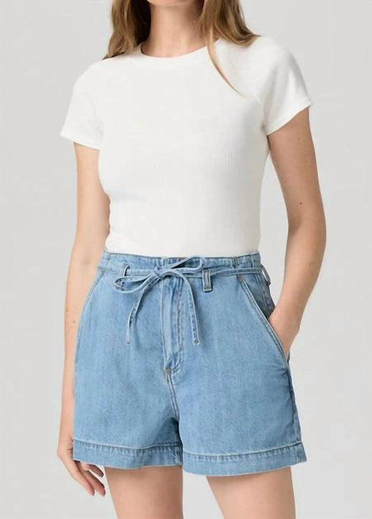 Paige - Anessa Tie Waist Denim Short