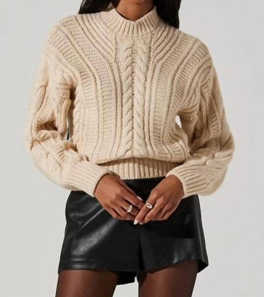 Astr - Tie Back Sweater